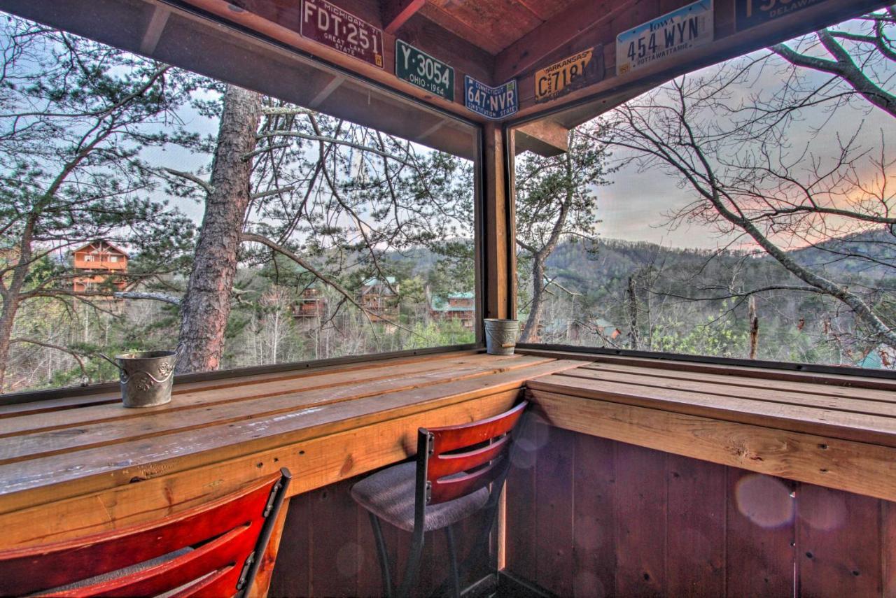 Pigeon Forge Cabin With Hot Tub And Mountain Views! Exteriör bild